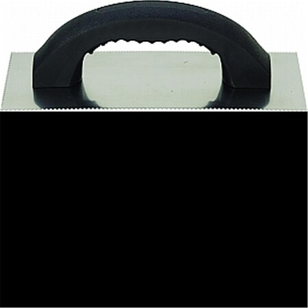 Vortex 19040 4.25 x 9.25 in. Square Notch Adhesive Trowel Steel Blade VO3573178